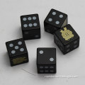 Custom Black Casino Dice (PT8004)